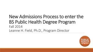 Why was a new admissions policy needed?
