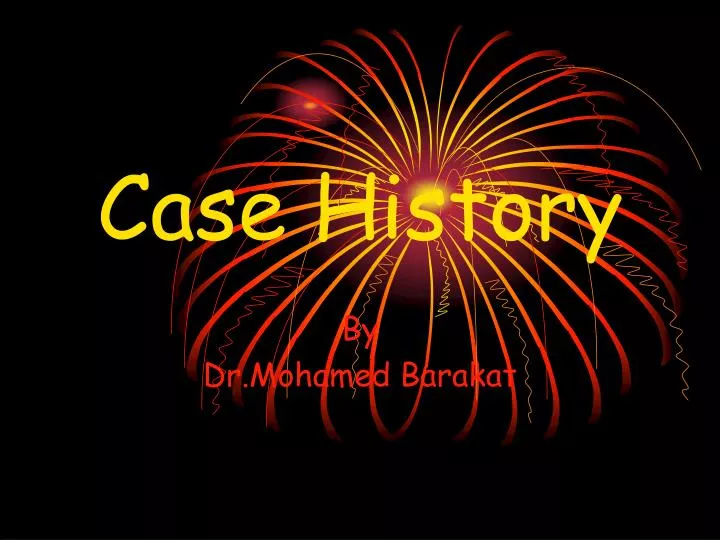 case history