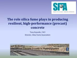 The role silica fume plays in producing resilient, high-performance (precast) concrete