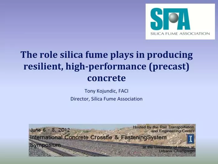 the role silica fume plays in producing resilient high performance precast concrete