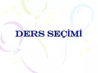 ders se m
