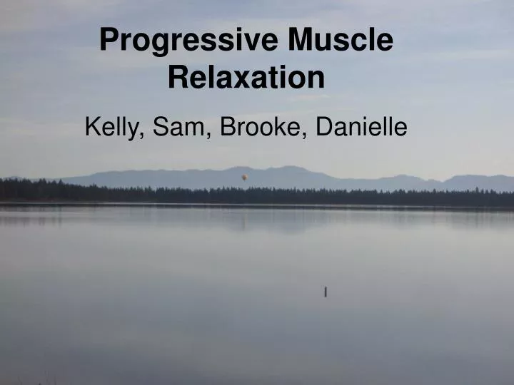 progressive muscular relaxation