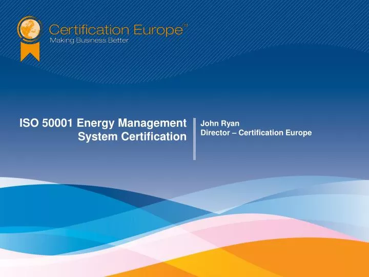 iso 50001 energy management system certification