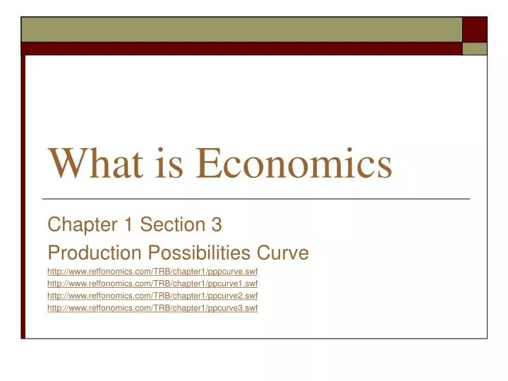 what is economics