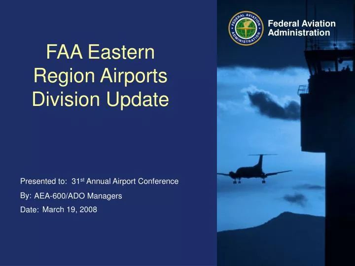 faa eastern region airports division update