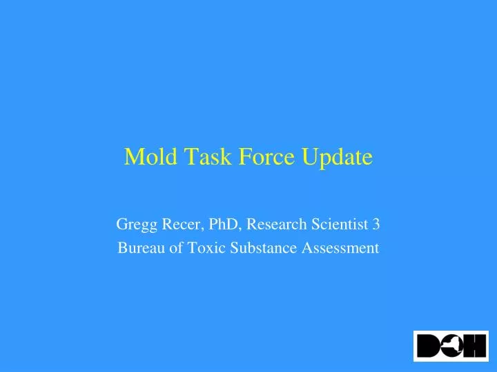 mold task force update
