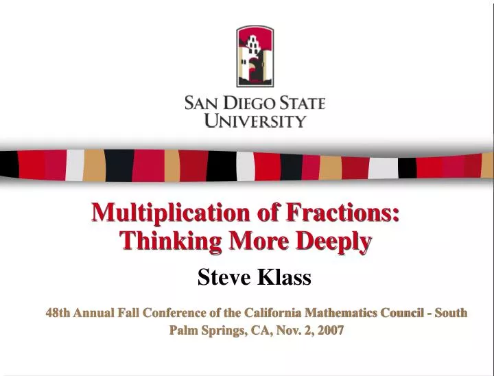 multiplication of fractions thinking more deeply
