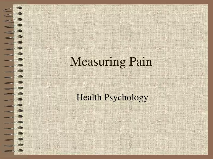 measuring pain