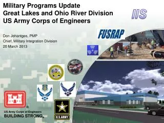 Military Programs Update Great Lakes and Ohio River Division US Army Corps of Engineers