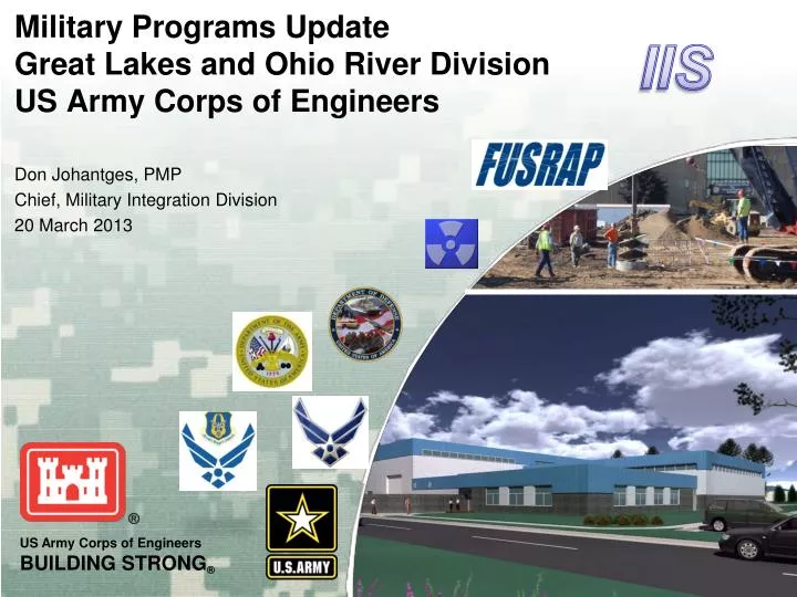 military programs update great lakes and ohio river division us army corps of engineers
