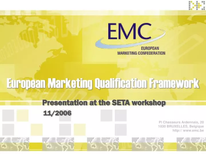 european marketing qualification framework