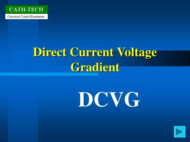 direct current voltage gradient