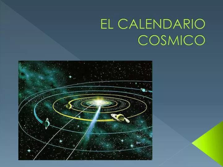 el calendario cosmico