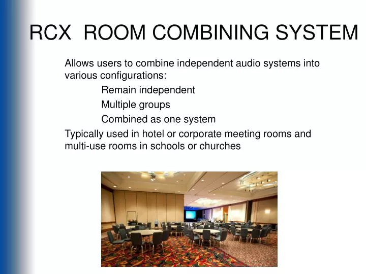 rcx room combining system