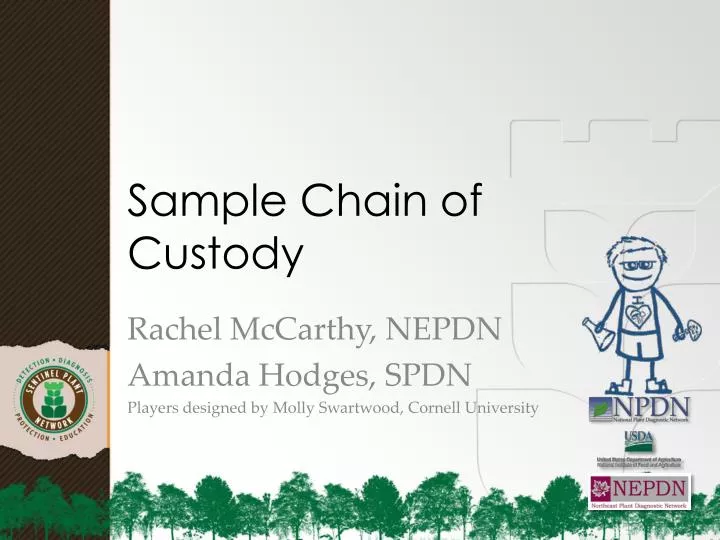 sample chain of custody