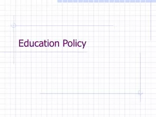 education policy