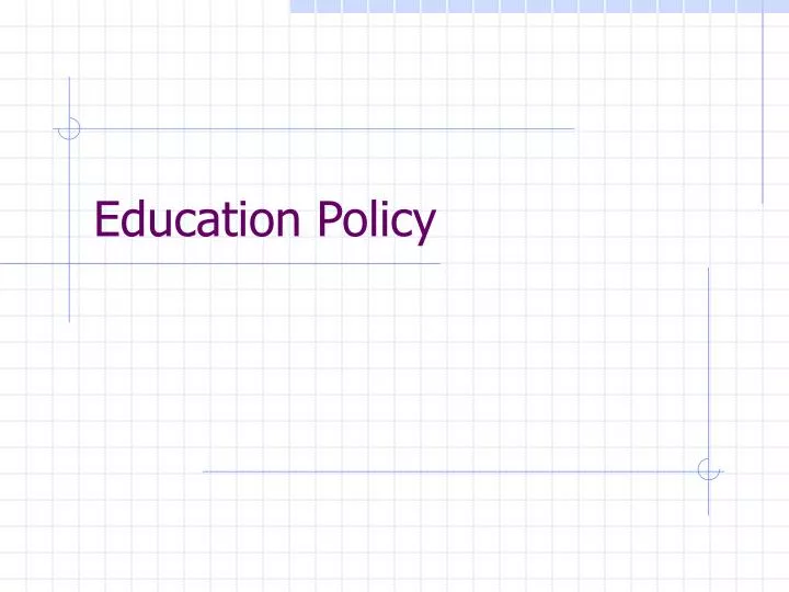 education policy