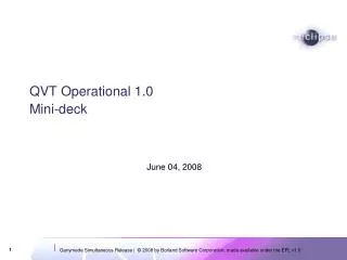QVT Operational 1.0 Mini-deck