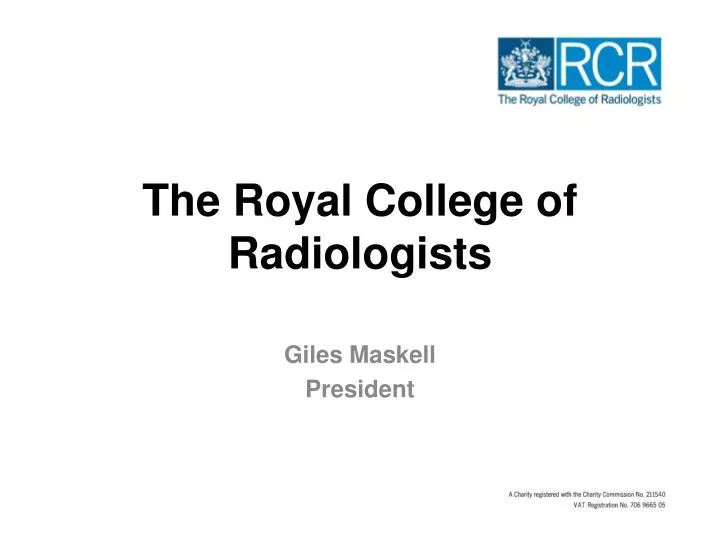 the royal college of radiologists