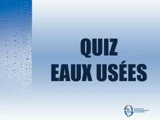 quiz eaux us es