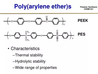 Poly(arylene ether)s