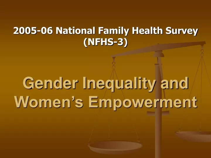 gender inequality and women s empowerment