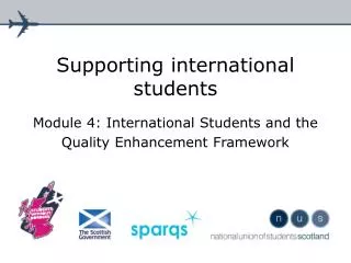 Supporting international students