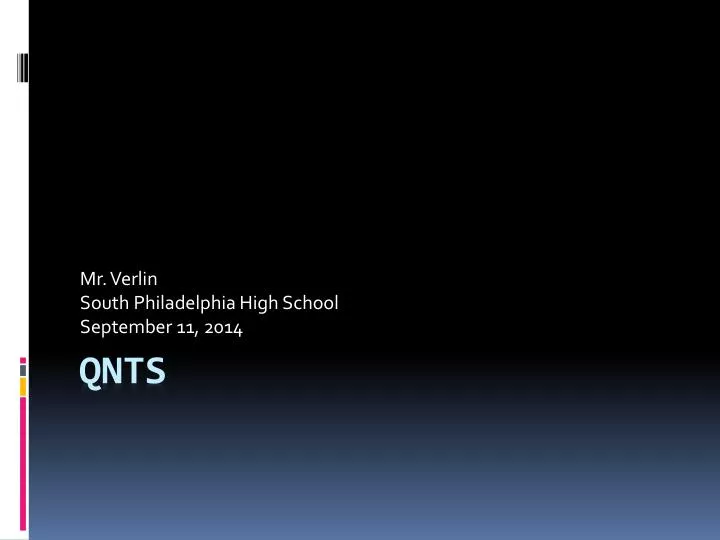 mr verlin south philadelphia high school september 11 2014