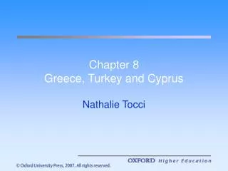 Chapter 8 Greece, Turkey and Cyprus