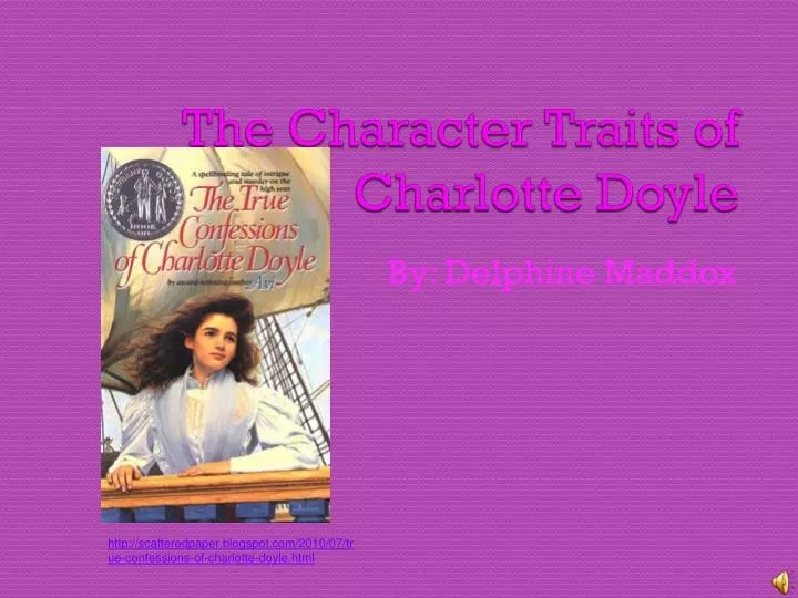 the character traits of charlotte doyle