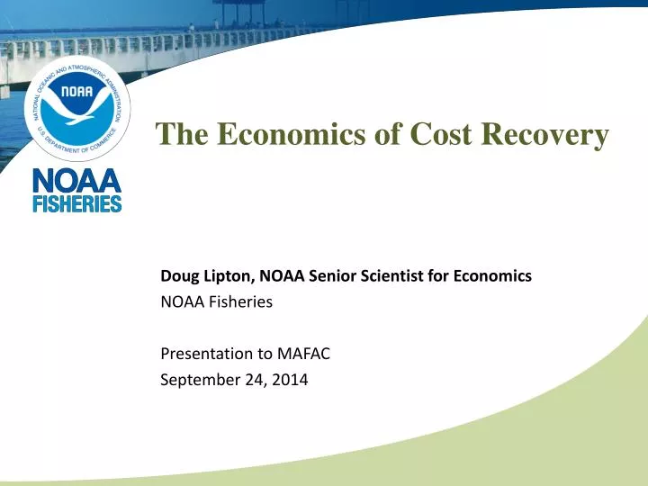 the economics of cost recovery
