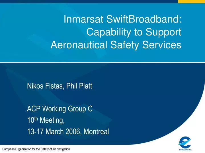 inmarsat swiftbroadband capability to support aeronautical safety services