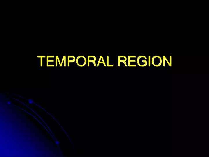 temporal region