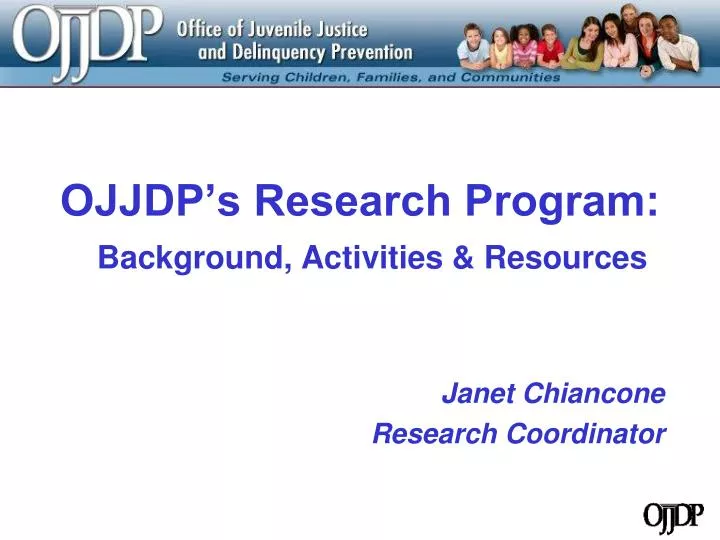 ojjdp s research program background activities resources