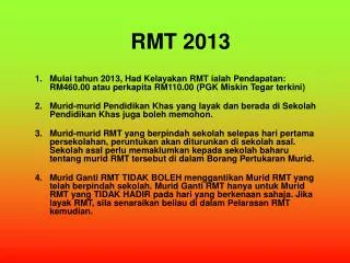 rmt 2013