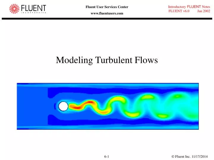 modeling turbulent flows