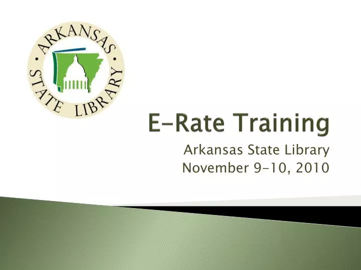 e rate training