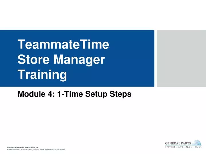 teammatetime store manager training