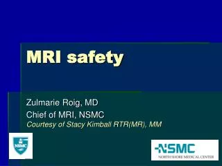 MRI safety