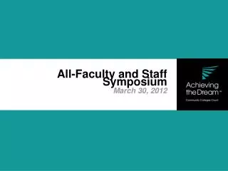 All-Faculty and Staff Symposium