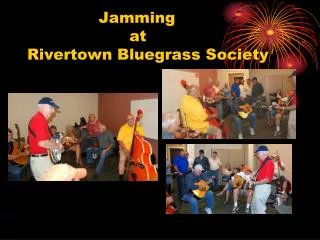 Jamming at Rivertown Bluegrass Society