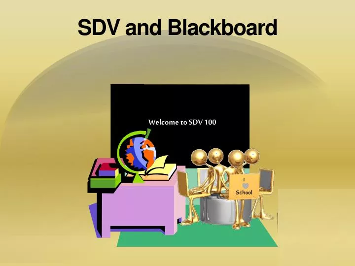 sdv and blackboard