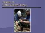 Chapter 21 Global Climate Change - slide 1