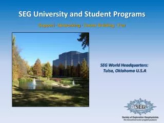 SEG University and Student Programs
