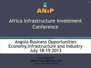 Africa Infrastructure Investment Conference