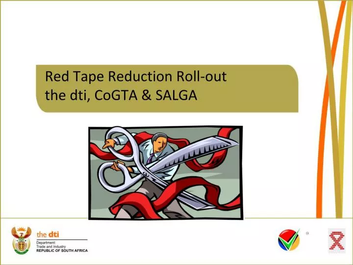 red tape reduction roll out the dti cogta salga