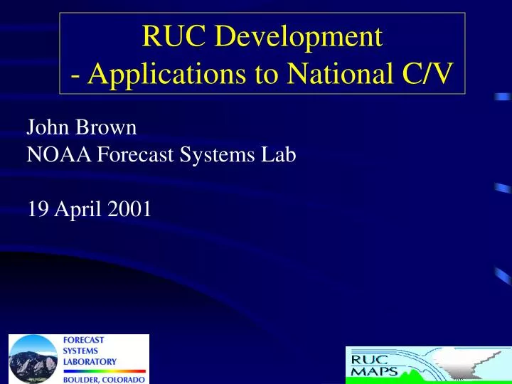 ruc development applications to national c v