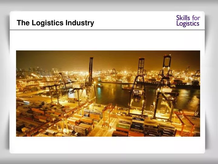the logistics industry