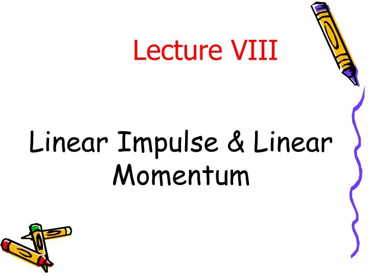 linear impulse linear momentum