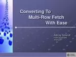 Converting To - slide 1